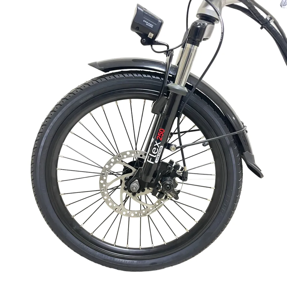 Электровелосипед Volteco FLEX серебристый 13